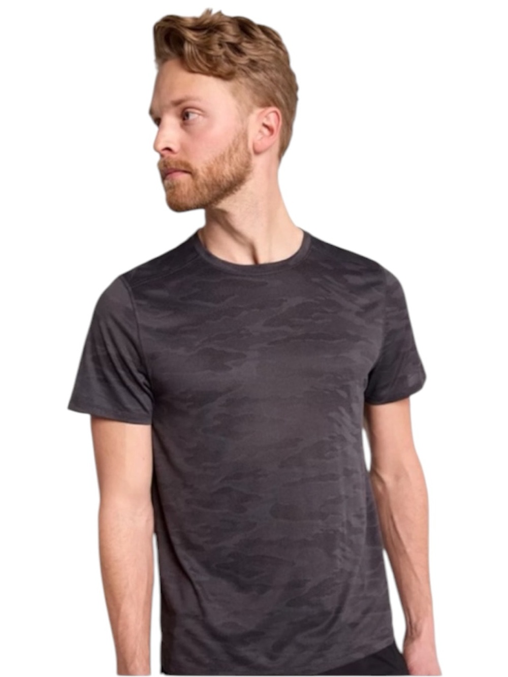 DSG Men's Movement Short Sleeve Tee -Charcoal Camo